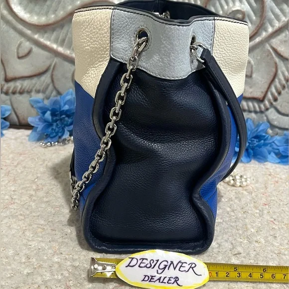 TORY BURCH Britten Patchwork Tote RARE!! 💎💎💎 - Picture 10 of 16